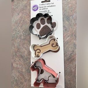 Wilton Dog Themed Cookie Cutter Set